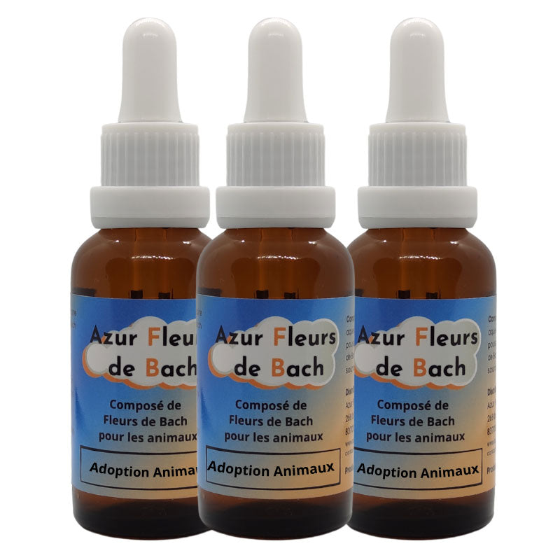 ADOPTION ANIMAUX | Fleurs de Bach | Flacon de 30ml