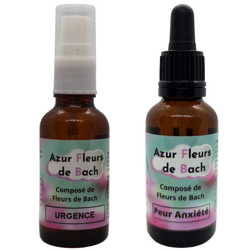 Pack Sérénité : Fleurs de Bach "Peurs" et "Urgence"