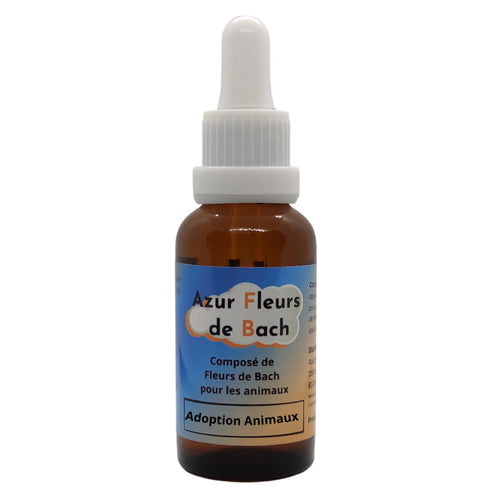 ADOPTION ANIMAUX | Fleurs de Bach | Flacon de 30ml