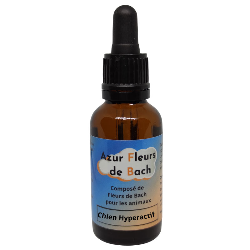 CHIEN HYPERACTIF | Fleurs de Bach | Flacon de 30ml