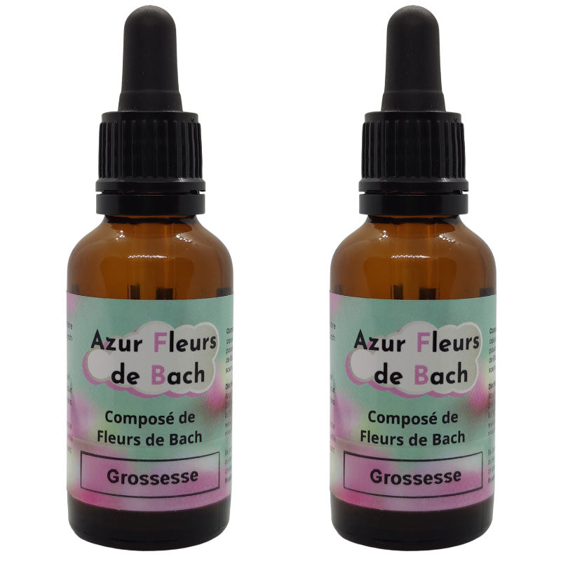 GROSSESSE | Fleurs de Bach Sans Alcool | Flacon gouttes de 30ml