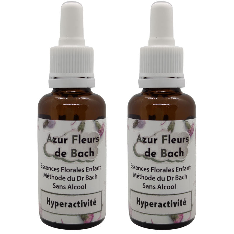 HYPERACTIVITÉ chez l'enfant | Fleurs de Bach | Flacon de 30ml