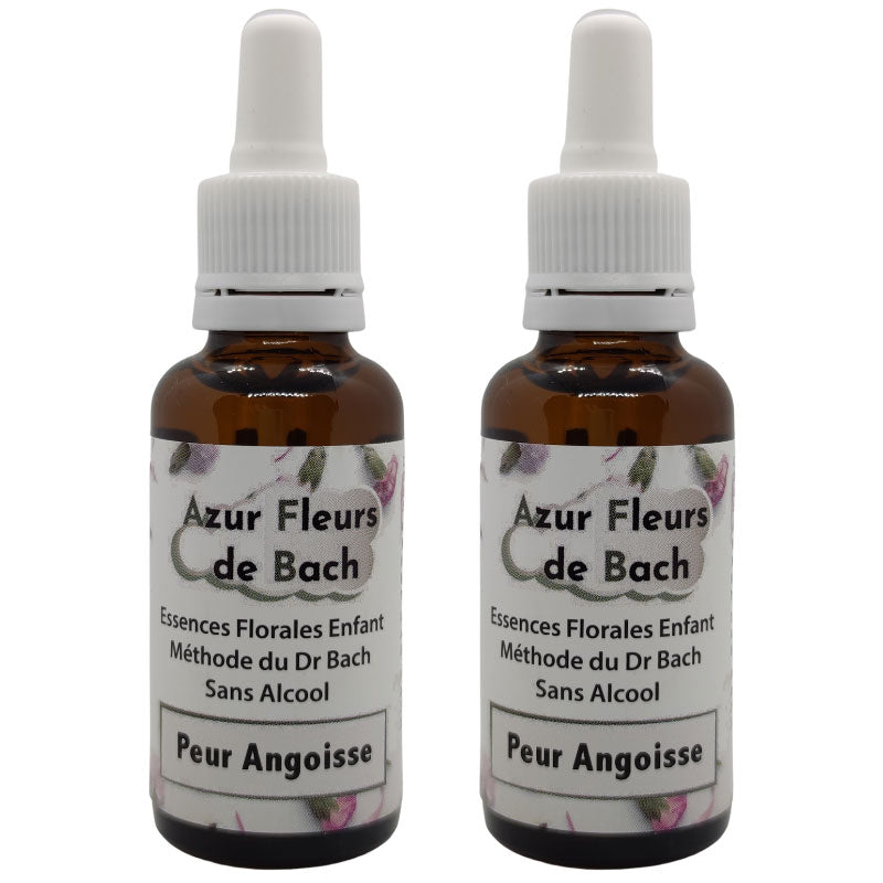 PEUR ANGOISSE ANXIÉTÉ chez l’enfant | Fleurs de Bach | Flacon de 30ml