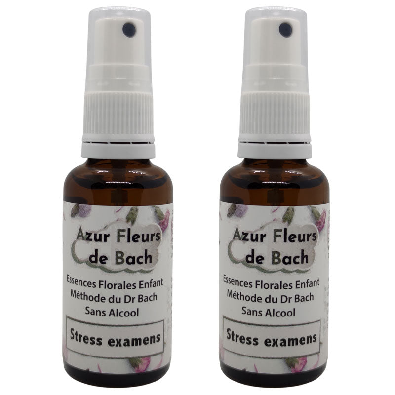 STRESS des EXAMENS | Fleurs de Bach | Flacon spray de 30ml