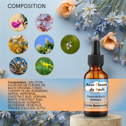 Calme Aboiements | Fleurs de Bach sans alcool ajouté
