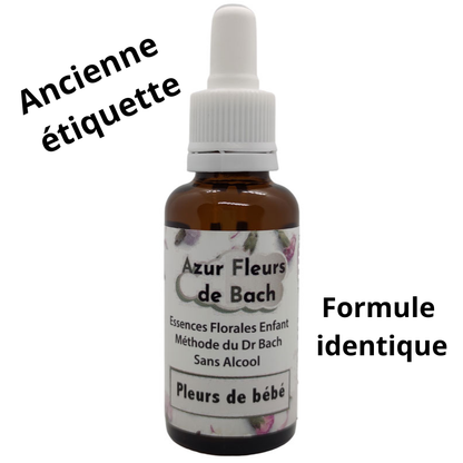 Sérénité du tout petit | Fleurs de Bach sans alcool pour bébés (0-1 an)