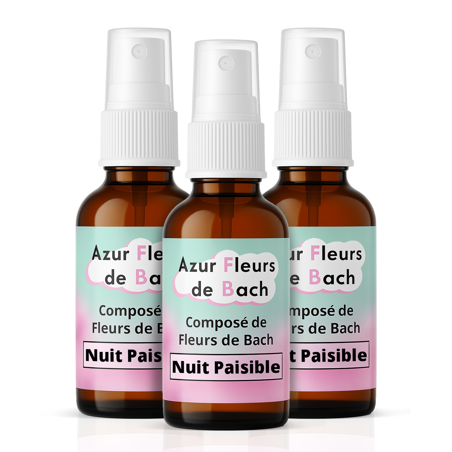 3 sprays de 30ml