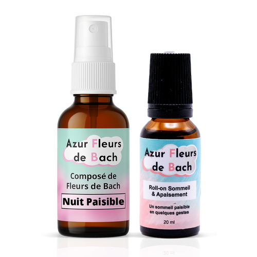 Pack Nuit Paisible | Roll-on + Spray Fleurs de Bach