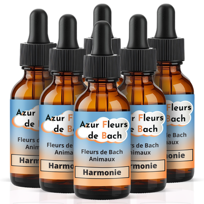Harmonie entre animaux | Fleurs de Bach sans alcool ajouté