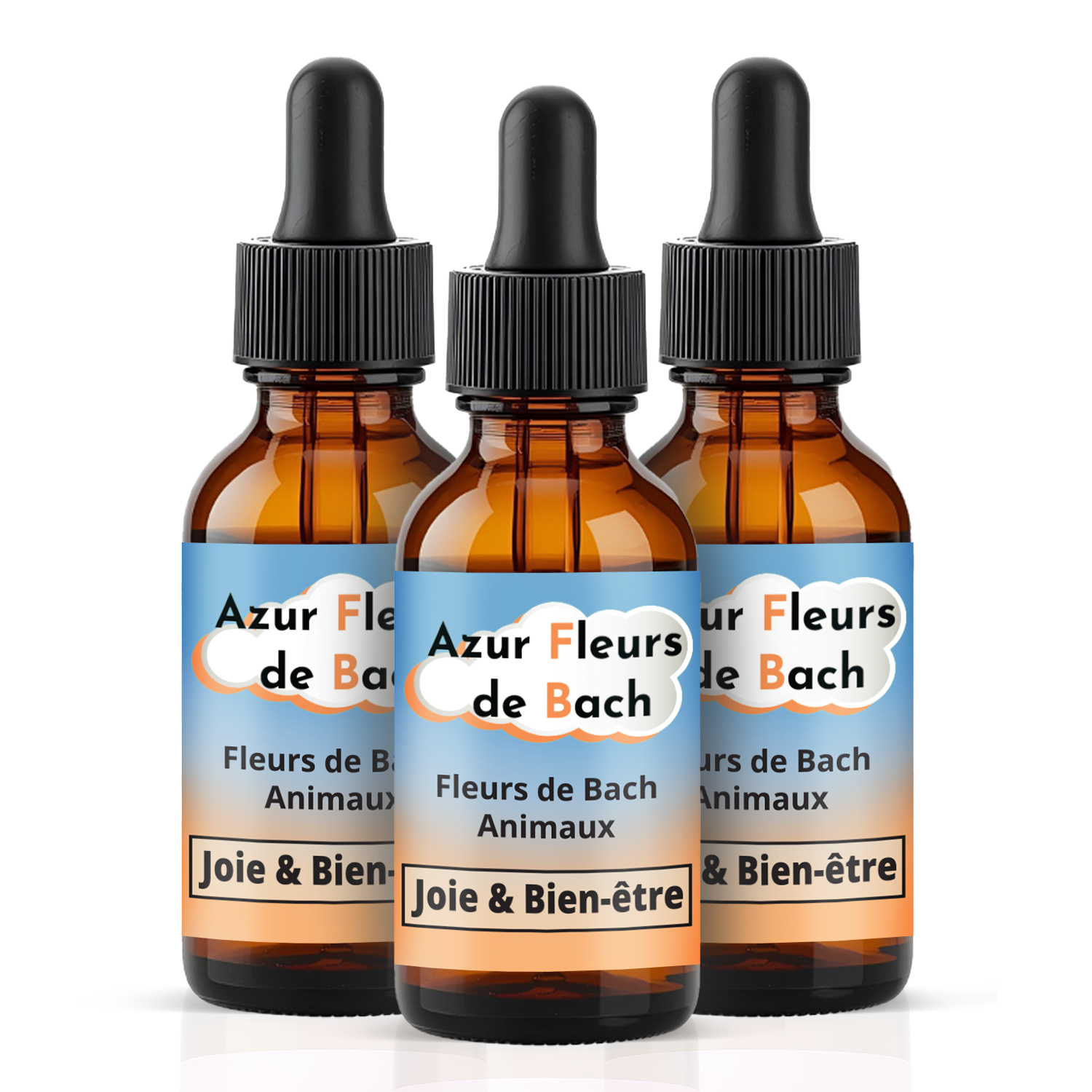 3 flacons sans alcool ajouté (3x30ml)