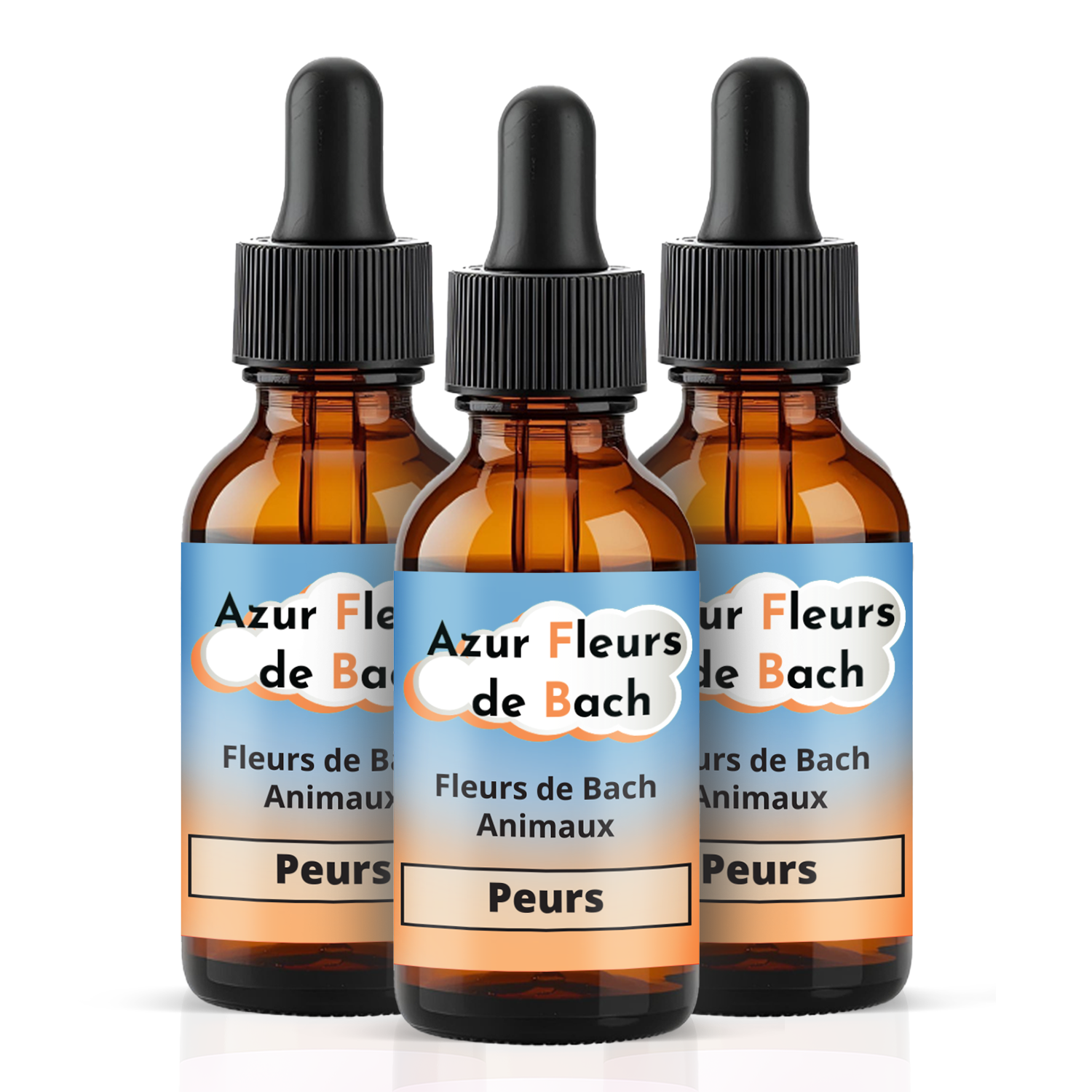 3 flacons sans alcool ajouté (3x30ml)