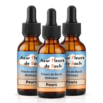 Peurs Animaux | Fleurs de Bach sans alcool ajouté