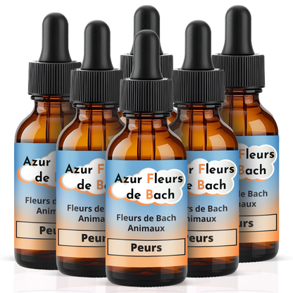 Peurs Animaux | Fleurs de Bach sans alcool ajouté