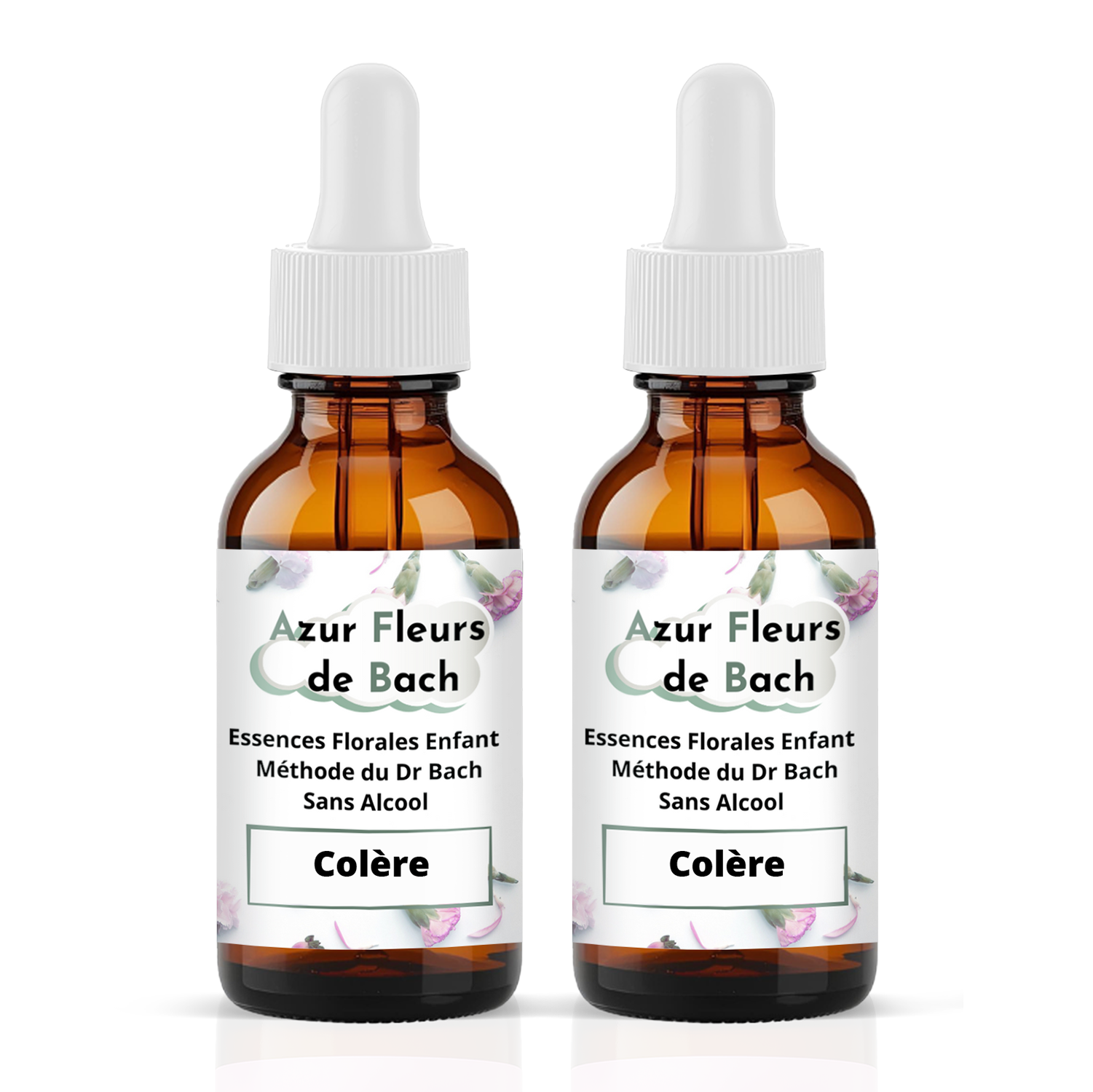 2 flacons sans alcool (2x30ml)