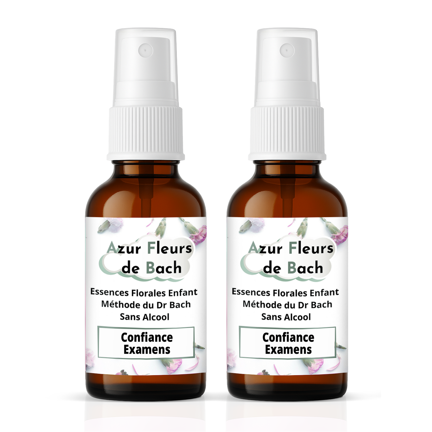 2 sprays sans alcool (2x30ml)