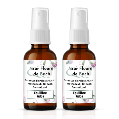 Ados Équilibre | Fleurs de Bach sans alcool