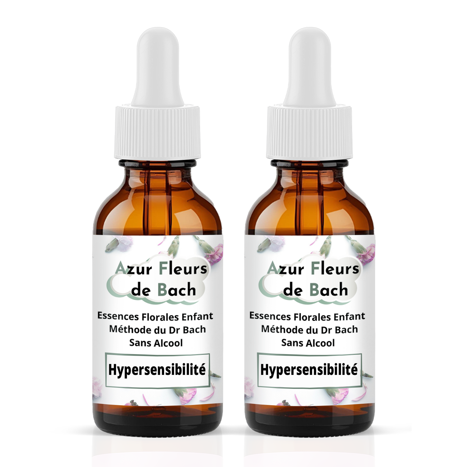 2 flacons sans alcool (2x30ml)