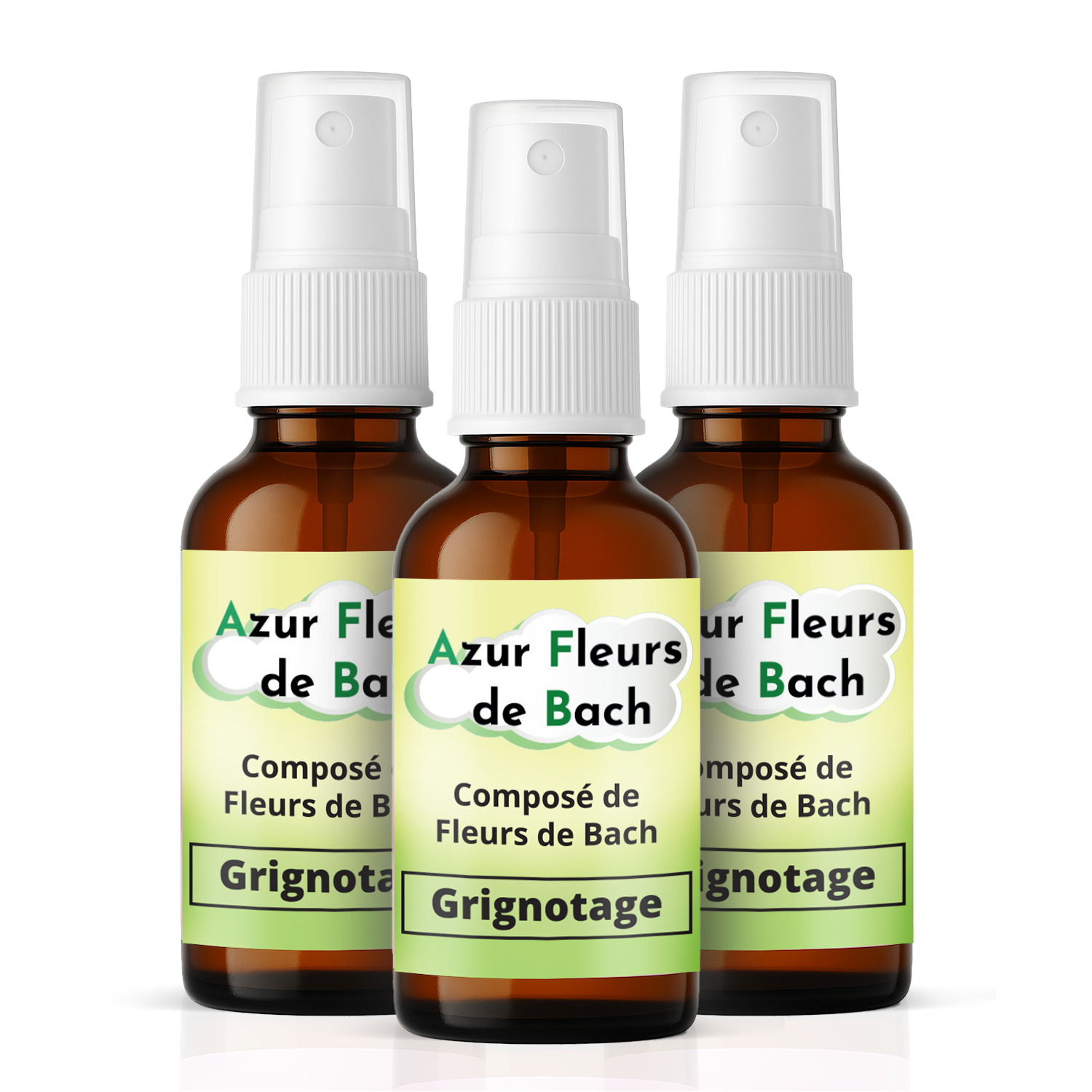 3 sprays de 30ml