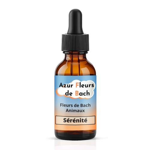 Sérénité Animaux Stressés  | Fleurs de Bach sans alcool ajouté