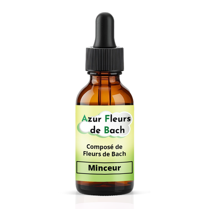 MINCEUR | Flacon de 30ml | Mélange de 7 Fleurs de Bach