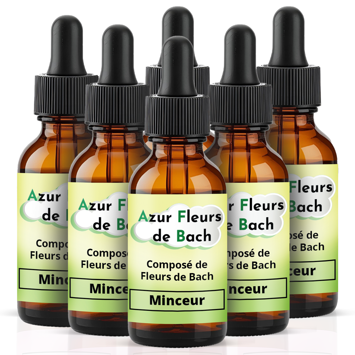 6 flacons de 30ml