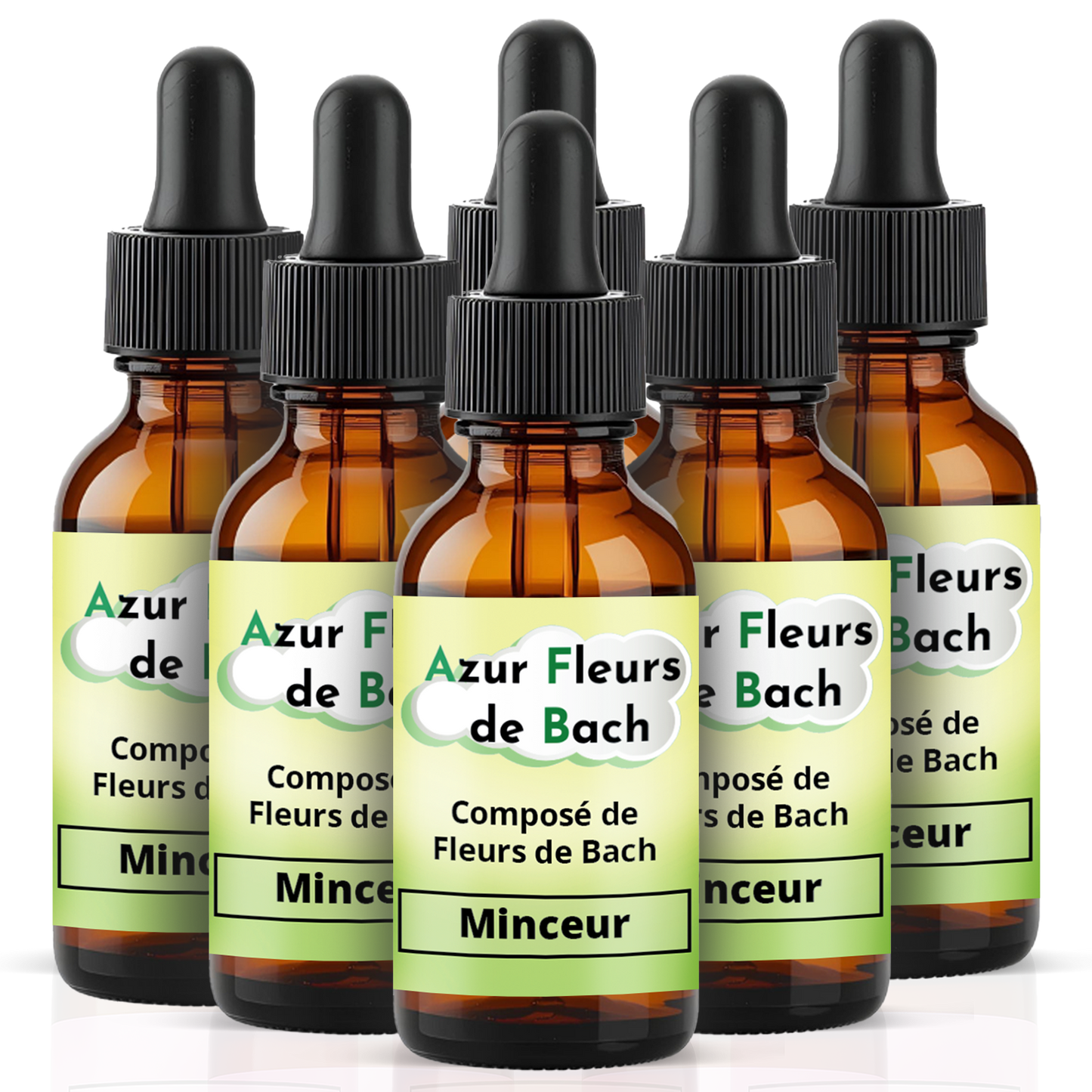 MINCEUR | Flacon de 30ml | Mélange de 7 Fleurs de Bach