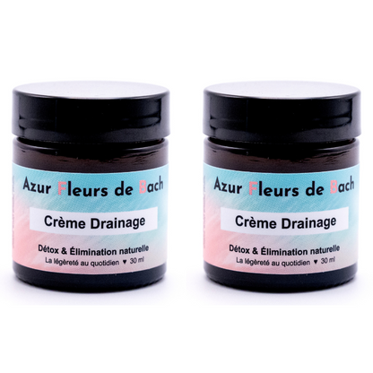 DRAINAGE | Crème Fleurs de Bach |  30ml