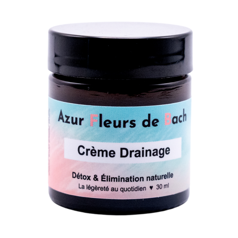 DRAINAGE | Crème Fleurs de Bach |  30ml