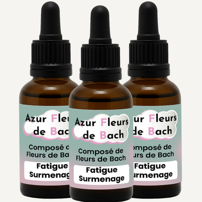 FATIGUE SURMENAGE | Fleurs de Bach | 30ml