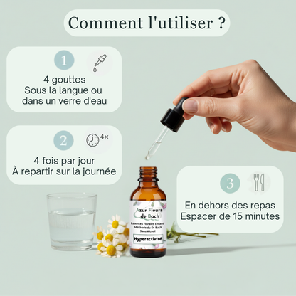 Hyperactivité Enfant | Fleurs de Bach sans alcool