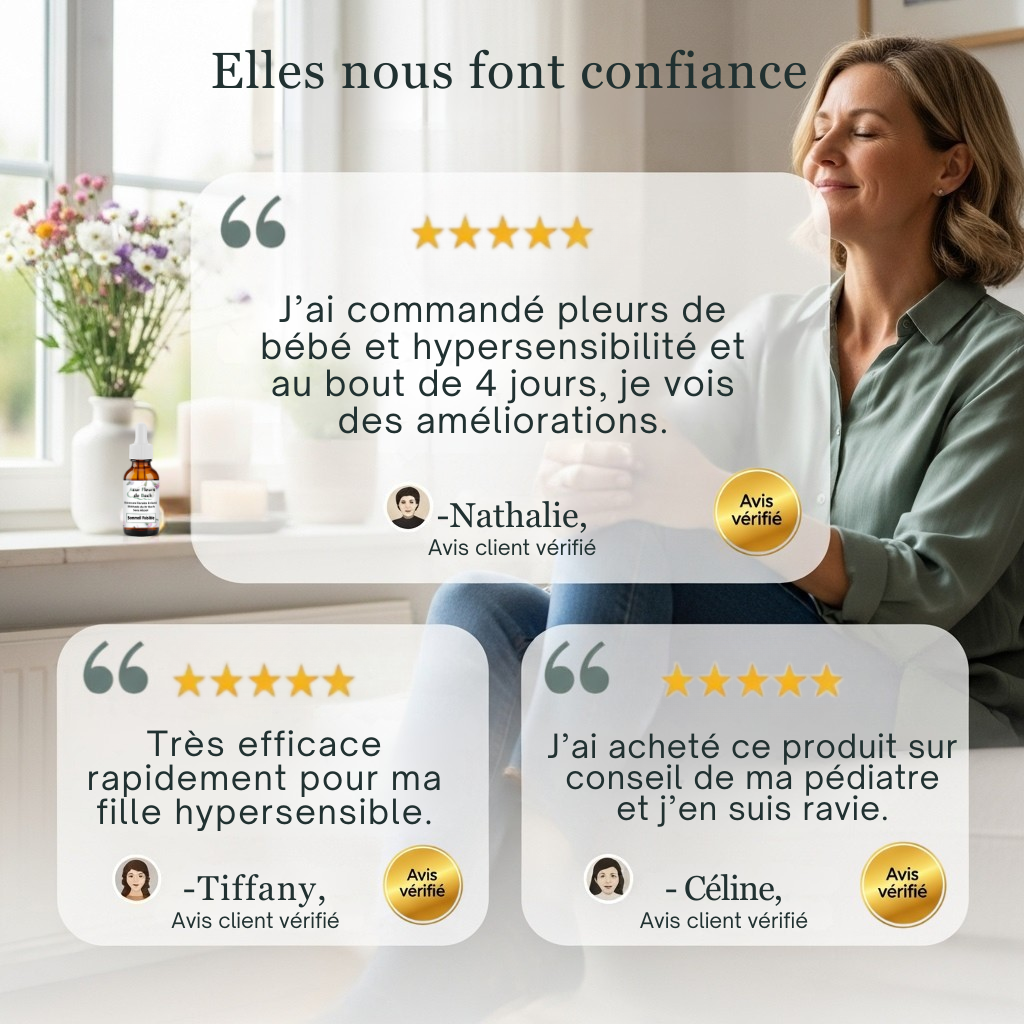 Hypersensibilité Enfant | Fleurs de Bach sans alcool