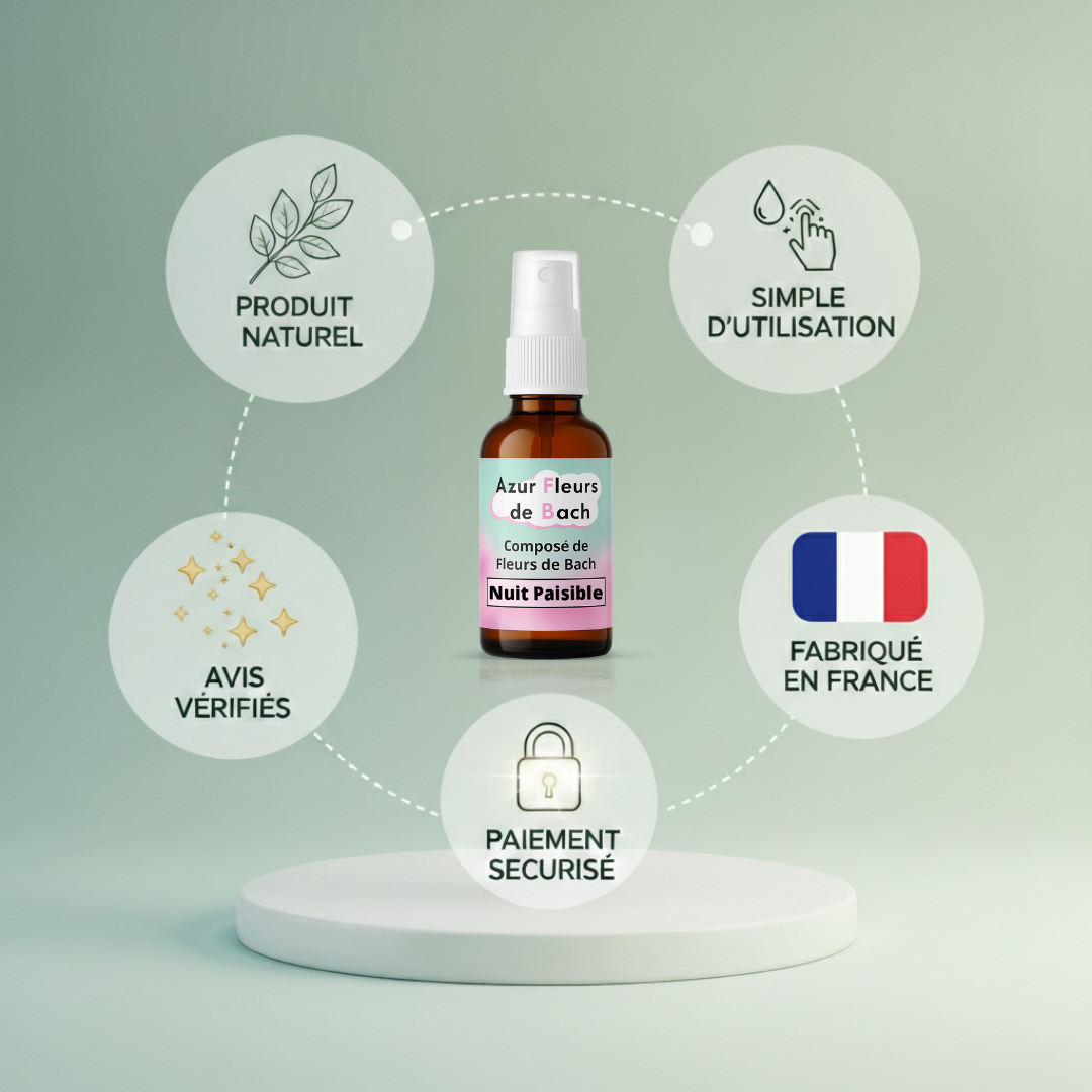 Sommeil Nuit paisible | Fleurs de Bach
