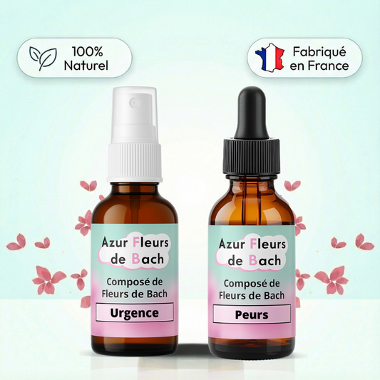 Pack Sérénité : Fleurs de Bach "Peurs" et "Urgence"