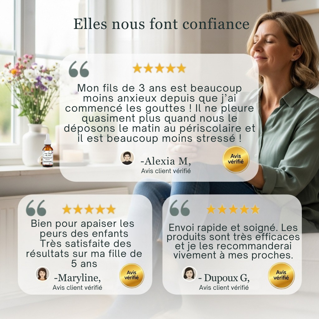 Peurs Enfant | Fleurs de Bach sans alcool