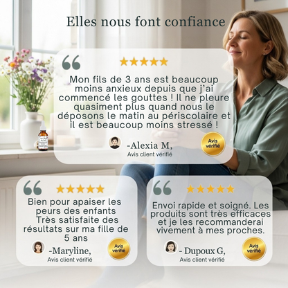 Peurs Enfant | Fleurs de Bach sans alcool