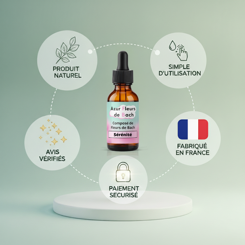 Sérénité | Calme & Équilibre émotionnel | Fleurs de Bach