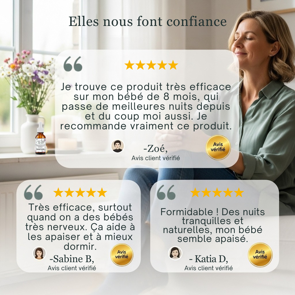 Sérénité du tout petit | Fleurs de Bach sans alcool pour bébés (0-1 an)