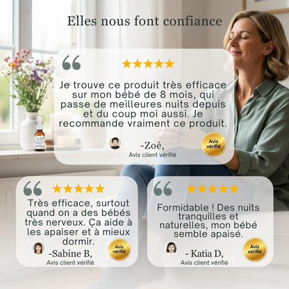 Sérénité du tout petit | Fleurs de Bach sans alcool pour bébés (0-1 an)