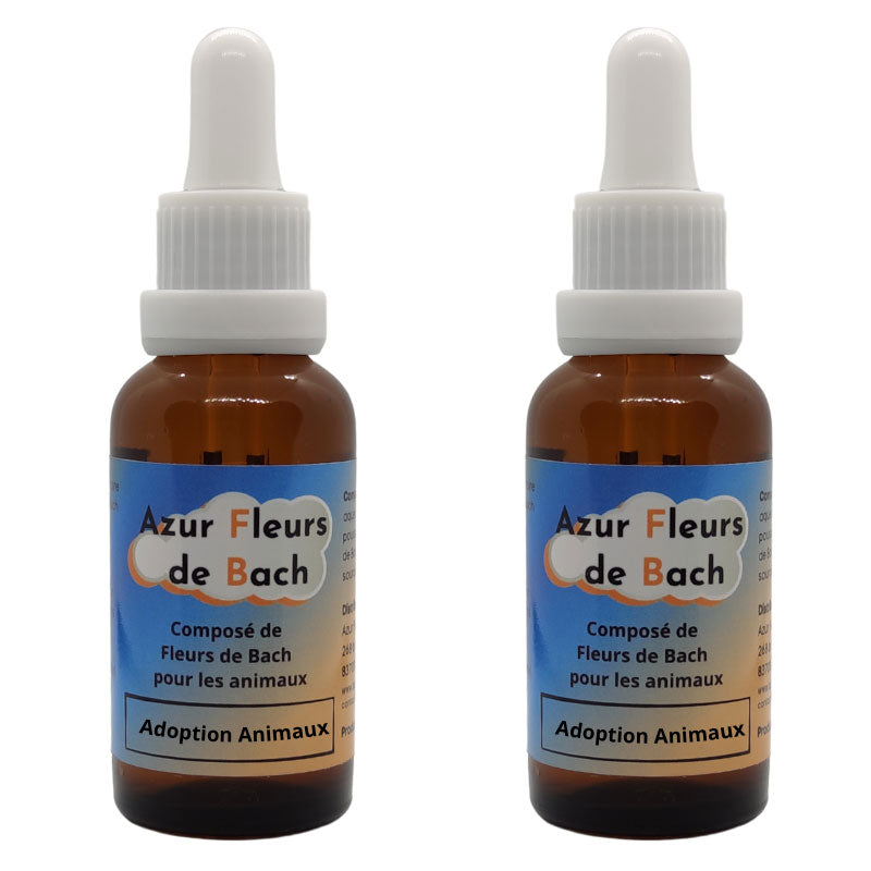 ADOPTION ANIMAUX  | Fleurs de Bach | Flacon de 30ml