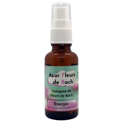 ENERGIE | Stop à l'épuisement | Fleurs de Bach | Spray de 30ml