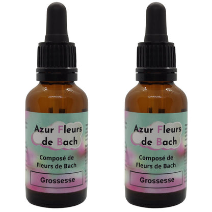 GROSSESSE | Fleurs de Bach Sans Alcool | Flacon gouttes de 30ml
