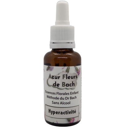 HYPERACTIVITÉ chez l'enfant | Fleurs de Bach | Flacon de 30ml