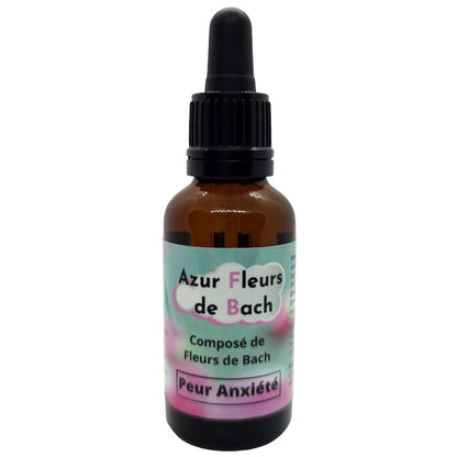 PEUR ANXIÉTÉ | Fleurs de Bach | Flacon de 30ml