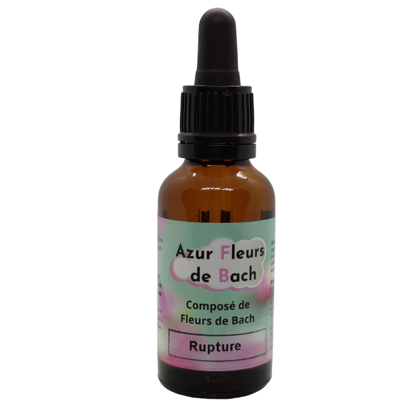 RUPTURE | Fleurs de Bach  sans alcool | Flacon gouttes de 30ml