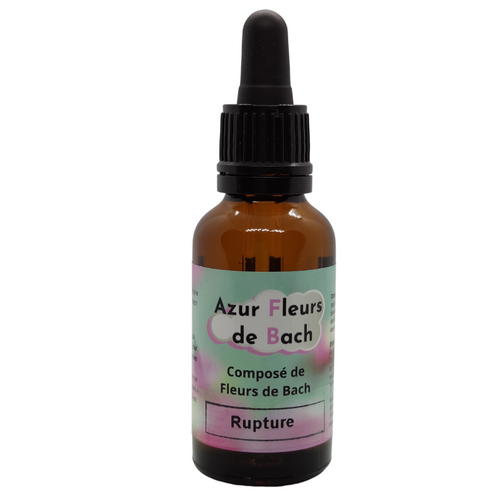 RUPTURE | Fleurs de Bach  sans alcool | Flacon gouttes de 30ml