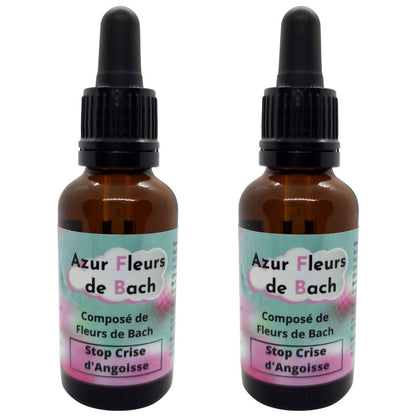CRISE D'ANGOISSE | Fleurs de Bach | Flacon de 30ml