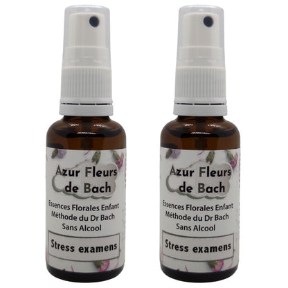 STRESS des EXAMENS | Fleurs de Bach | Flacon spray de 30ml